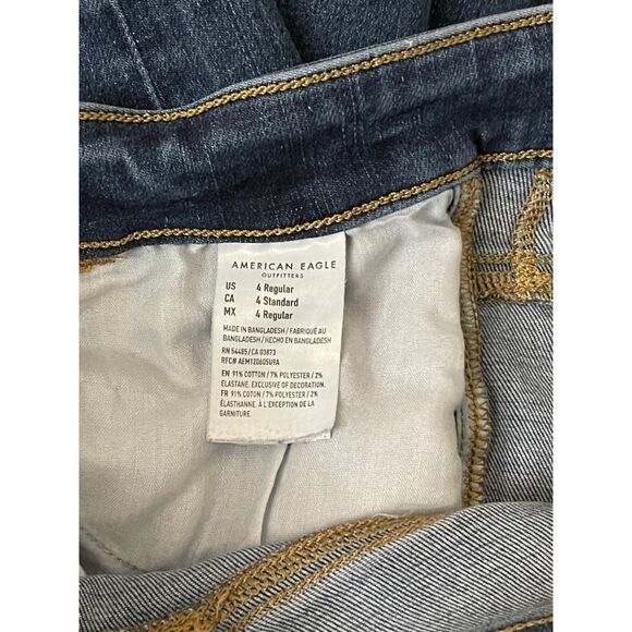 AMERICAN EAGLE Super High Rise Jegging, Size 4 - Picture 4 of 6